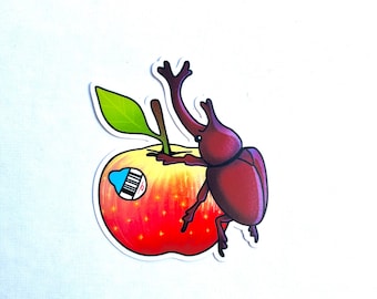 Apple Beetle Sticker