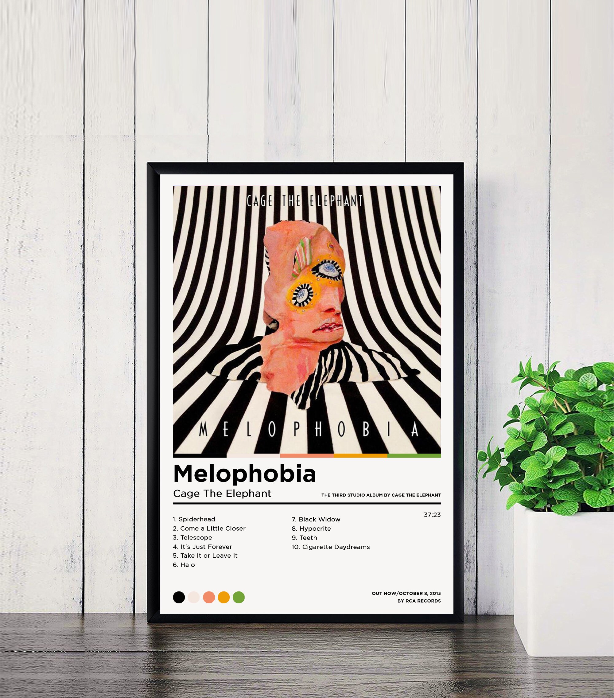 Cage The Elephant Posters Melophobia Poster / Album Cover Etsy