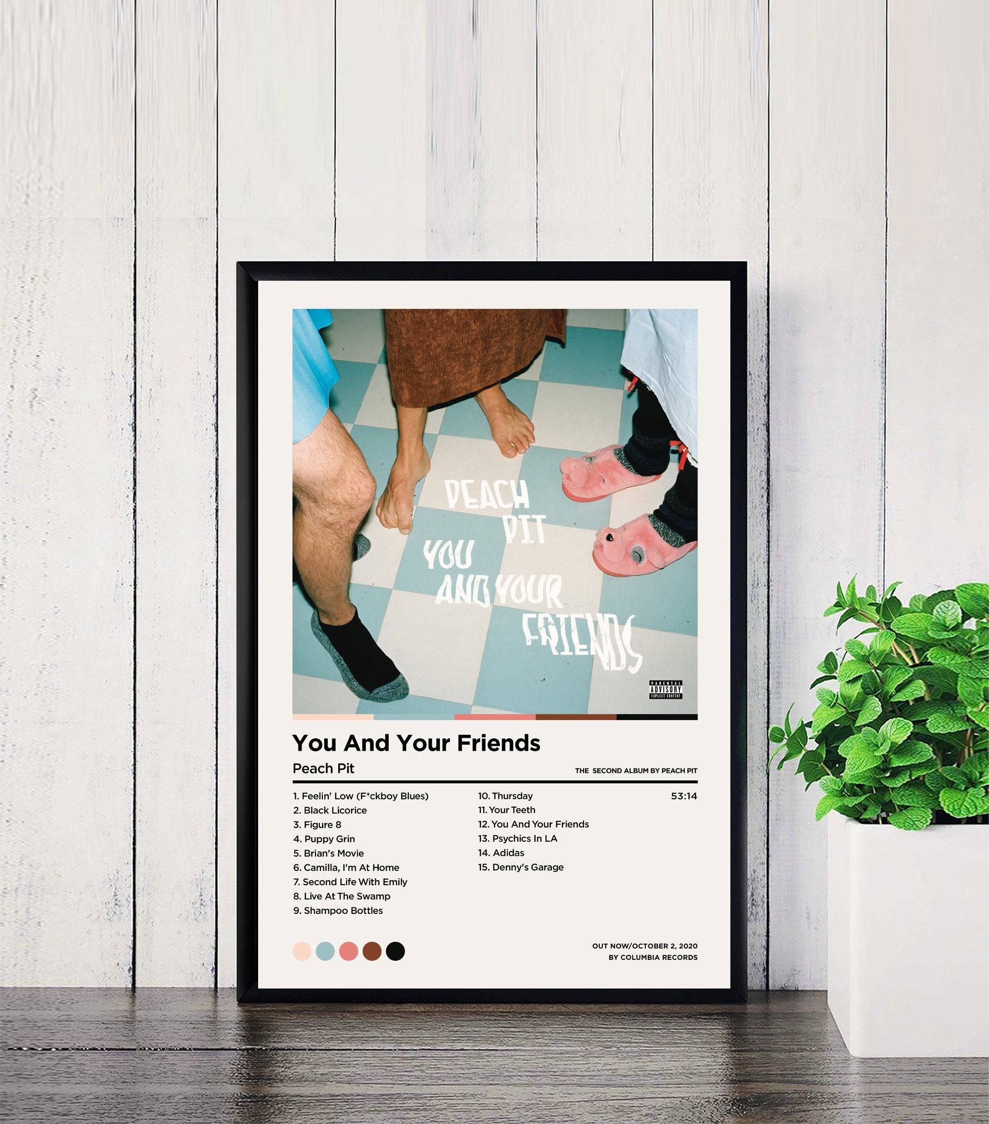 Peach Pit Posters You And Your Friends Poster Tracklist Etsy Peach Pit Posters You And Your Friends Poster Tracklist Etsy