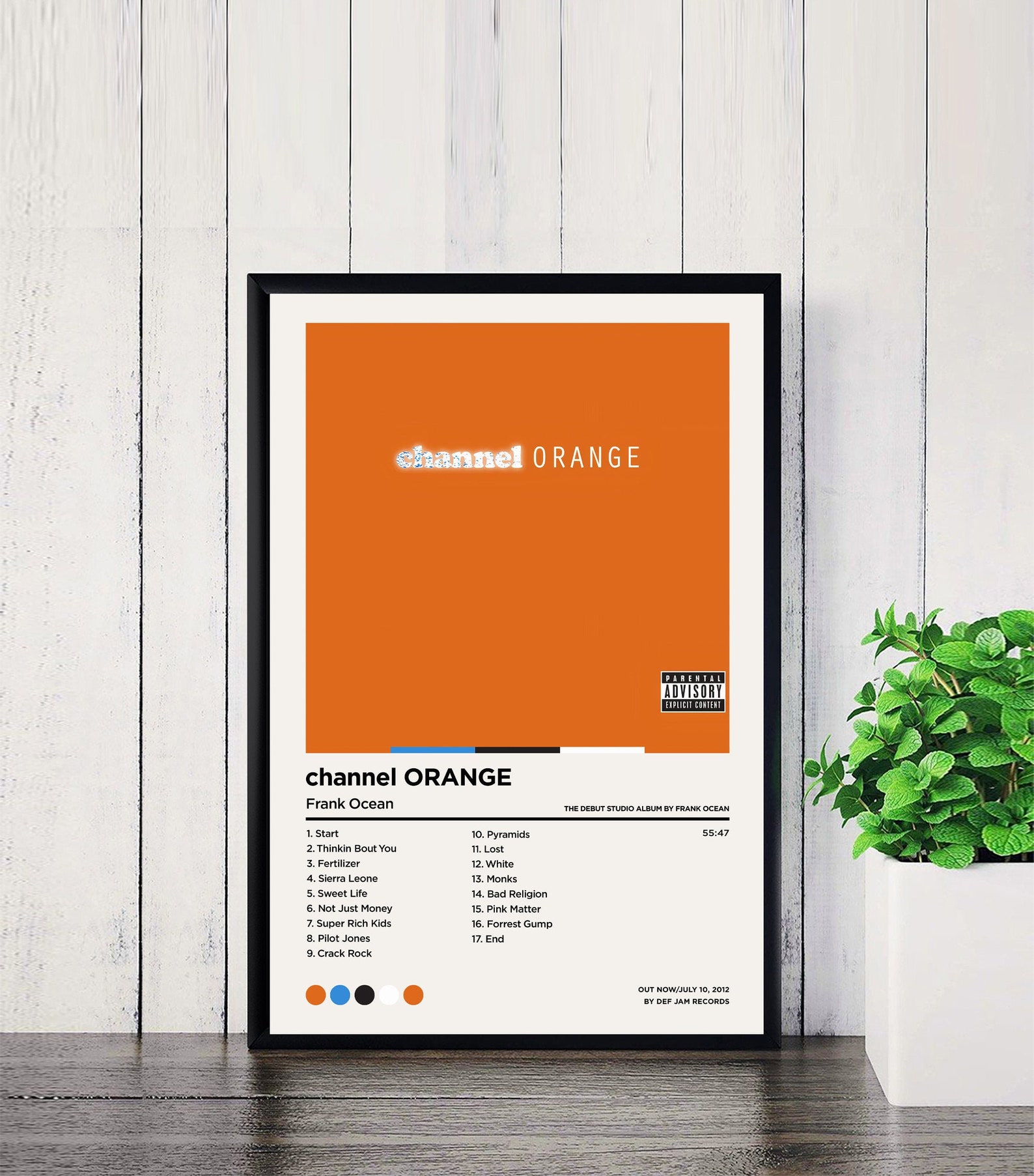 Frank Ocean Posters / Channel Orange Poster / Nostalgia Ultra Etsy