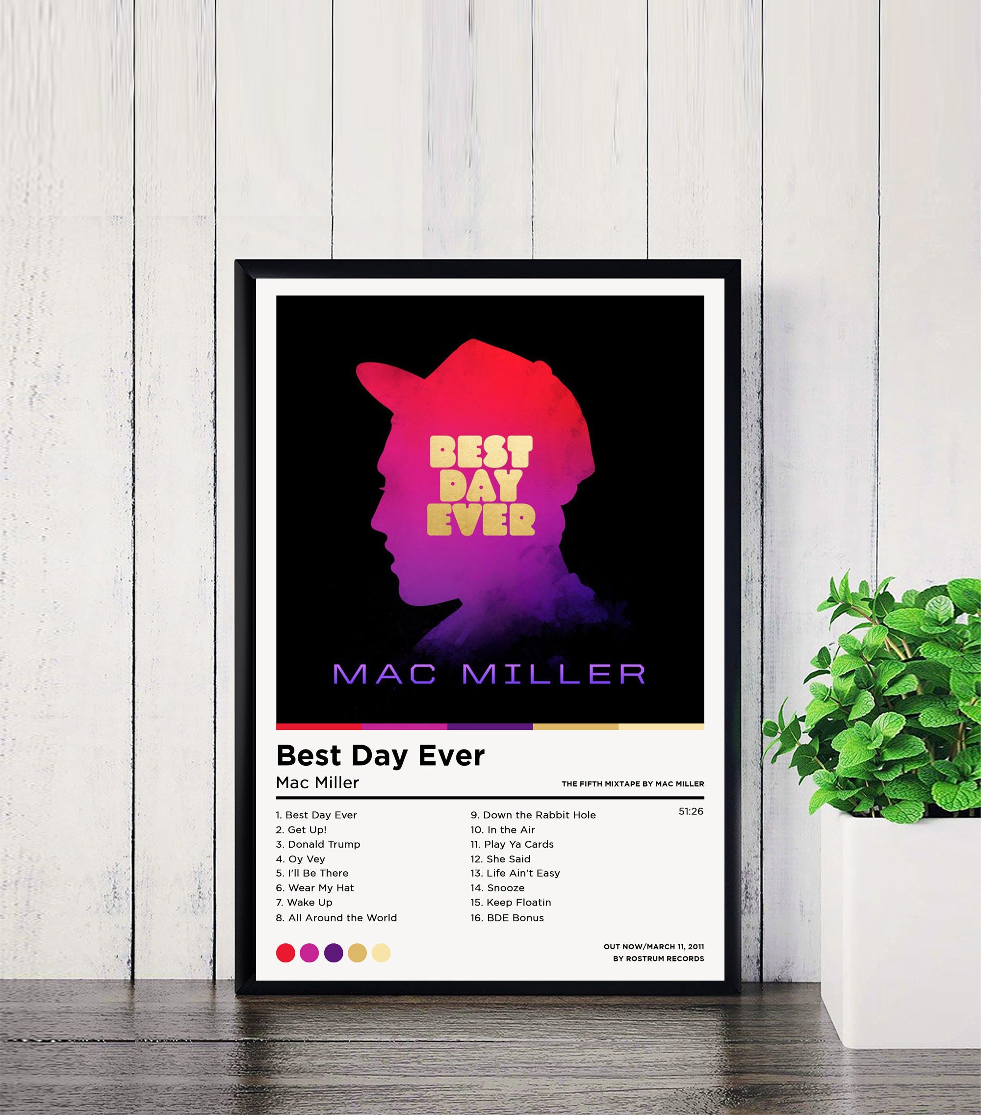 Mac Miller Poster Best Day Ever