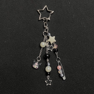 kuromi bag charm cute sanrio keychain purse charm bag accessory