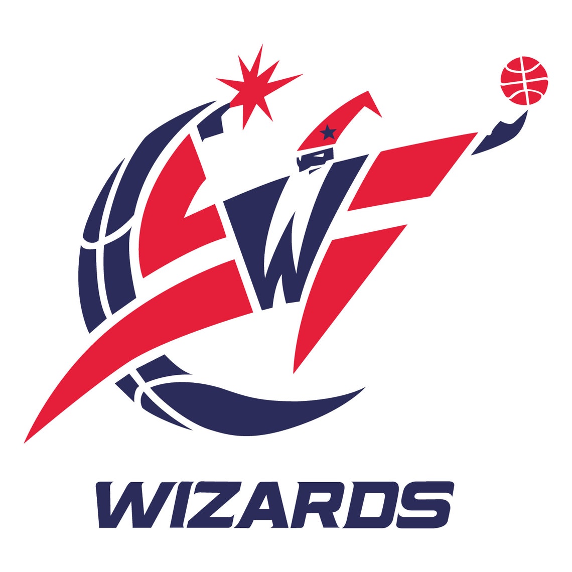 Wizards svg NBA Wizards Wizards NBA Sport Logo Vector Svg Etsy
