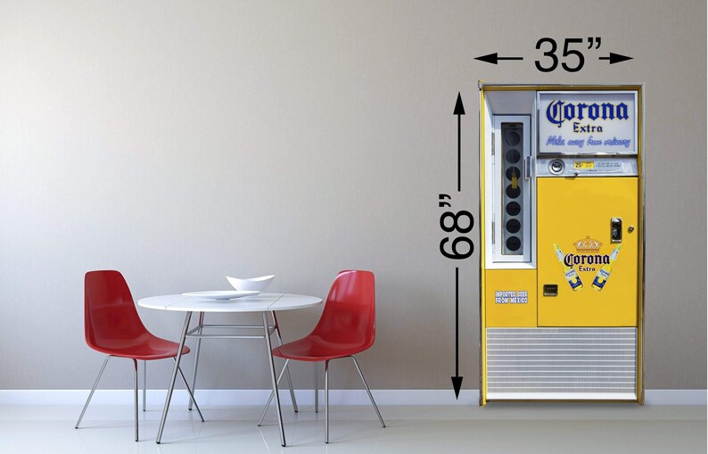 Vintage Vending Machine Decal 68 X 35 Man Cave Etsy