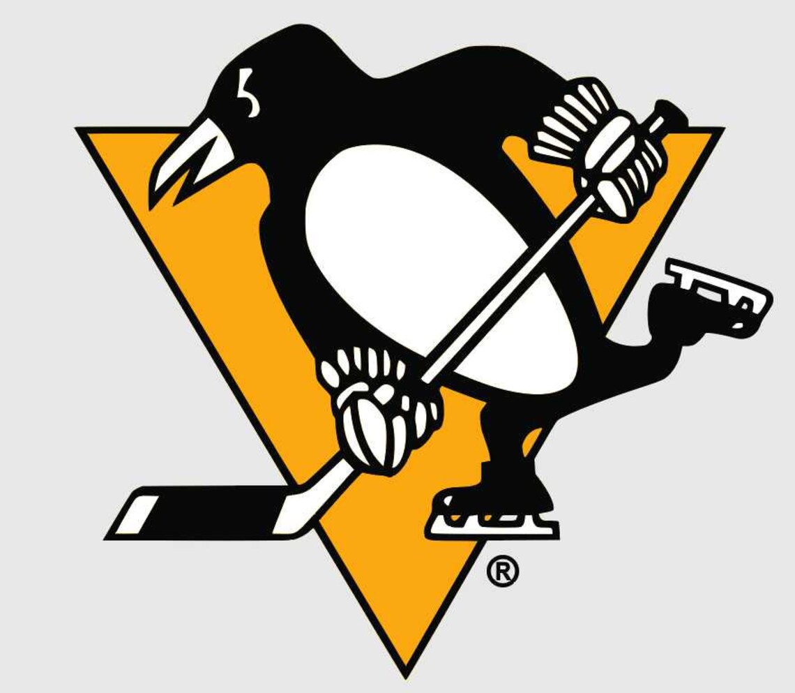 Pittsburgh Penguins Official Logo Hockey Decal Peel and Stick Etsy