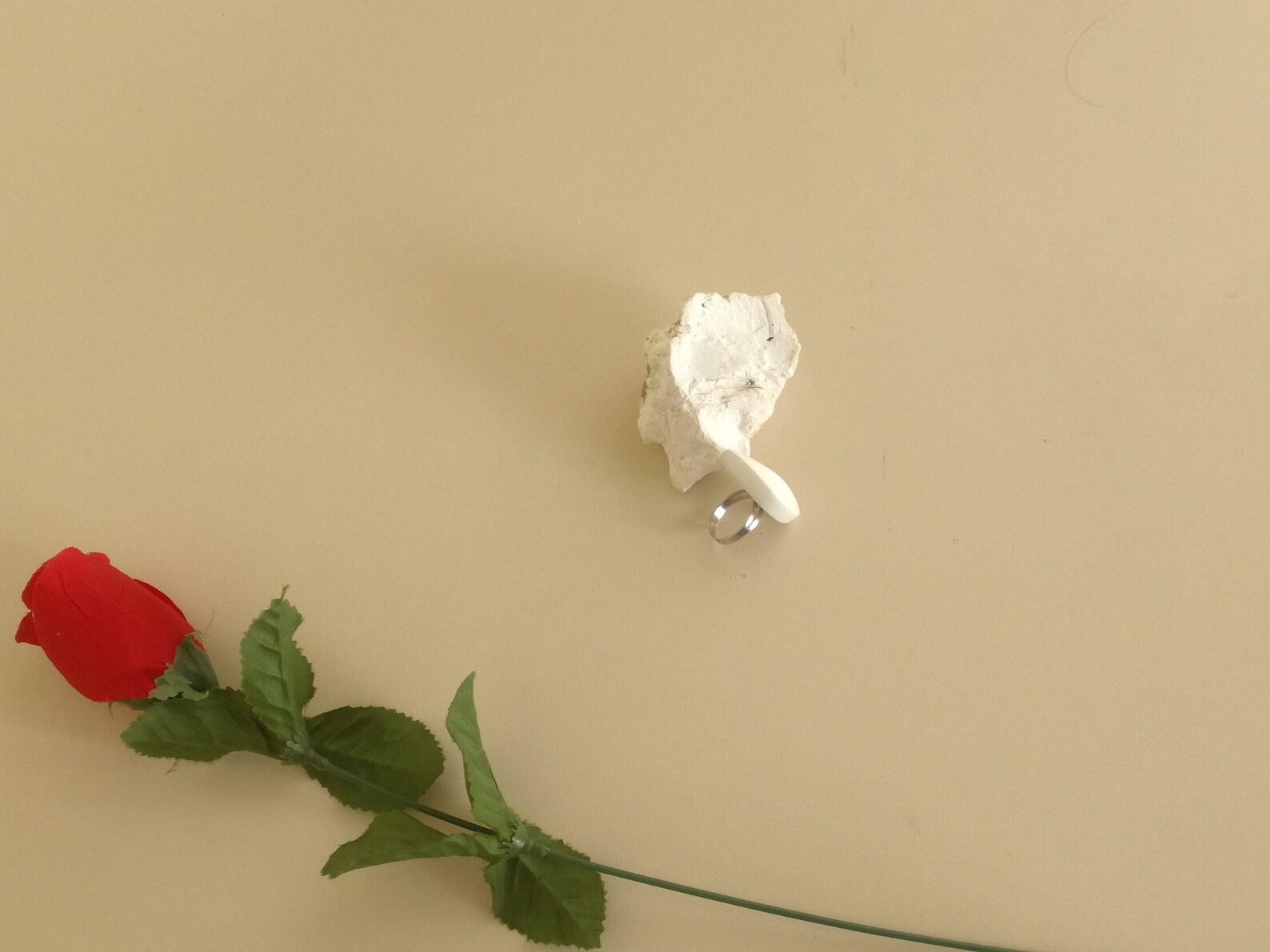 Weiße ästhetische Ring Meerschaum Schmuck minimal Schmuck | Etsy