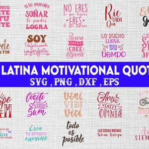 Latina Quotes svg bundle, Positive quotes svg, Latina Svg, Spanish Sayings svg, Coffee Mug svg, Latina Quotes png, motivational svg