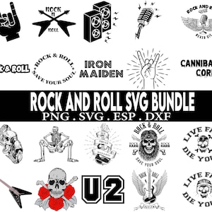 80s Music svg, Rock N Roll png, Guitar Svg, Rock n Roll svg bundle, Heavy metal Svg, Heavy metal clipart, Rock N Roll clipart, Music Svg