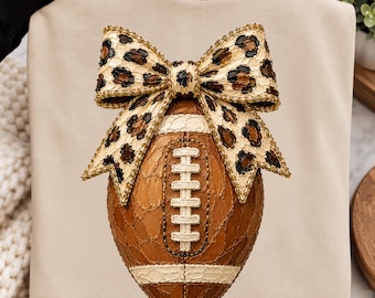 Football Tackle Shirt Png, Football Bow Png, Brown Skin Football Design, Football Mom Shirt Png, Game Day Sublimation, Oil Airbrushed Png