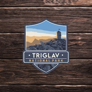 Triglav National Park Sticker (Slovenia) [EU] - Adventure Travel Sticker Collection | Europe