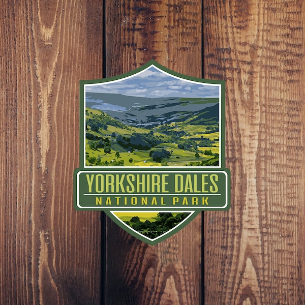 Yorkshire Dales National Park Sticker (UK) - Adventure Travel Sticker Collection