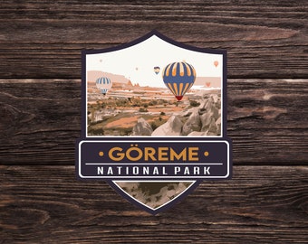 Göreme National Park Sticker (Cappadocia) (Turkey) [EU] - Adventure Travel Sticker Collection | Europe