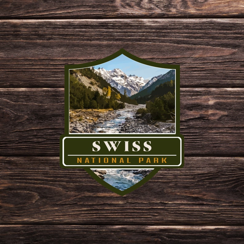 Swiss National Park Sticker (switzerland) [EU] - Adventure Travel ...