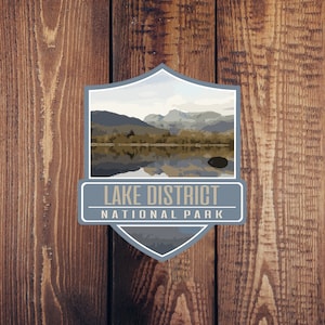 Lake District National Park Sticker (UK) - Adventure Travel Sticker Collection