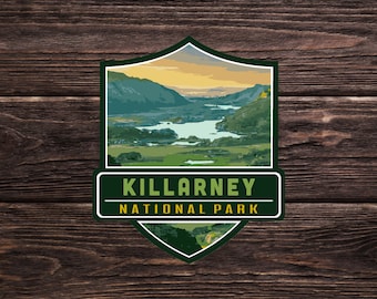 Killarney National Park Sticker (Ireland / Éire) [EU] - Adventure Travel Sticker Collection | Europe