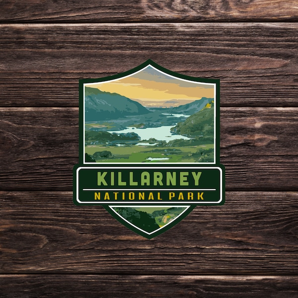 Killarney National Park Sticker (Ireland / Éire) [EU] - Adventure Travel Sticker Collection | Europe