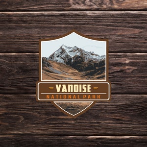 Vanoise National Park Sticker (France) [EU] - Adventure Travel Sticker Collection | Europe