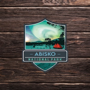 Abisko National Park Sticker (Sweden) [EU] - Adventure Travel Sticker Collection | Europe