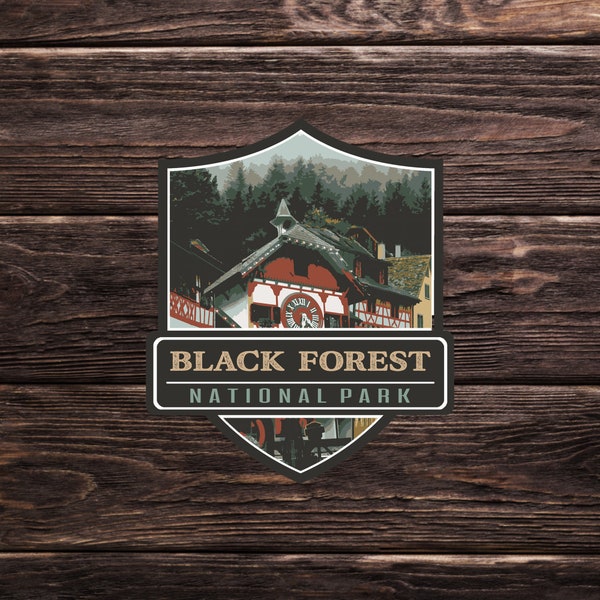 Black Forest (Schwarzwald) National Park Sticker (Germany) [EU] - Adventure Travel Sticker Collection | Europe