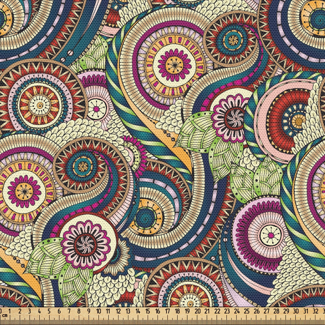 ABAKUHAUS Geometrico Federe Cuscini Set di 2, Creative esagonali Lines
