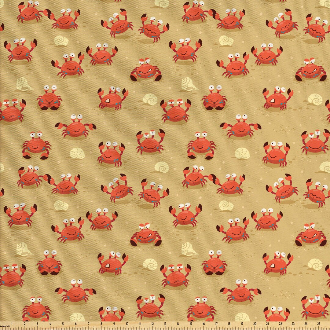 ABAKUHAUS Retro Stoff Meterware 70er Jahre Design - Geometrisch Dunkelorange Khaki 148x200cm