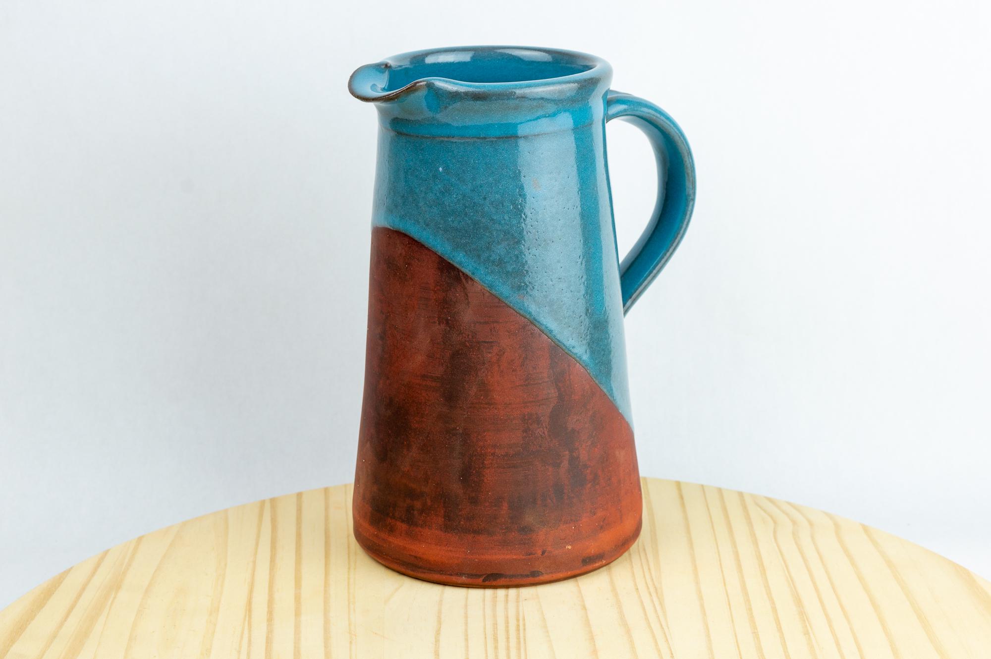Table Pitcher Table Pitcher in Emerald. 36oz Wheel Thrown Pitcher. - Etsy