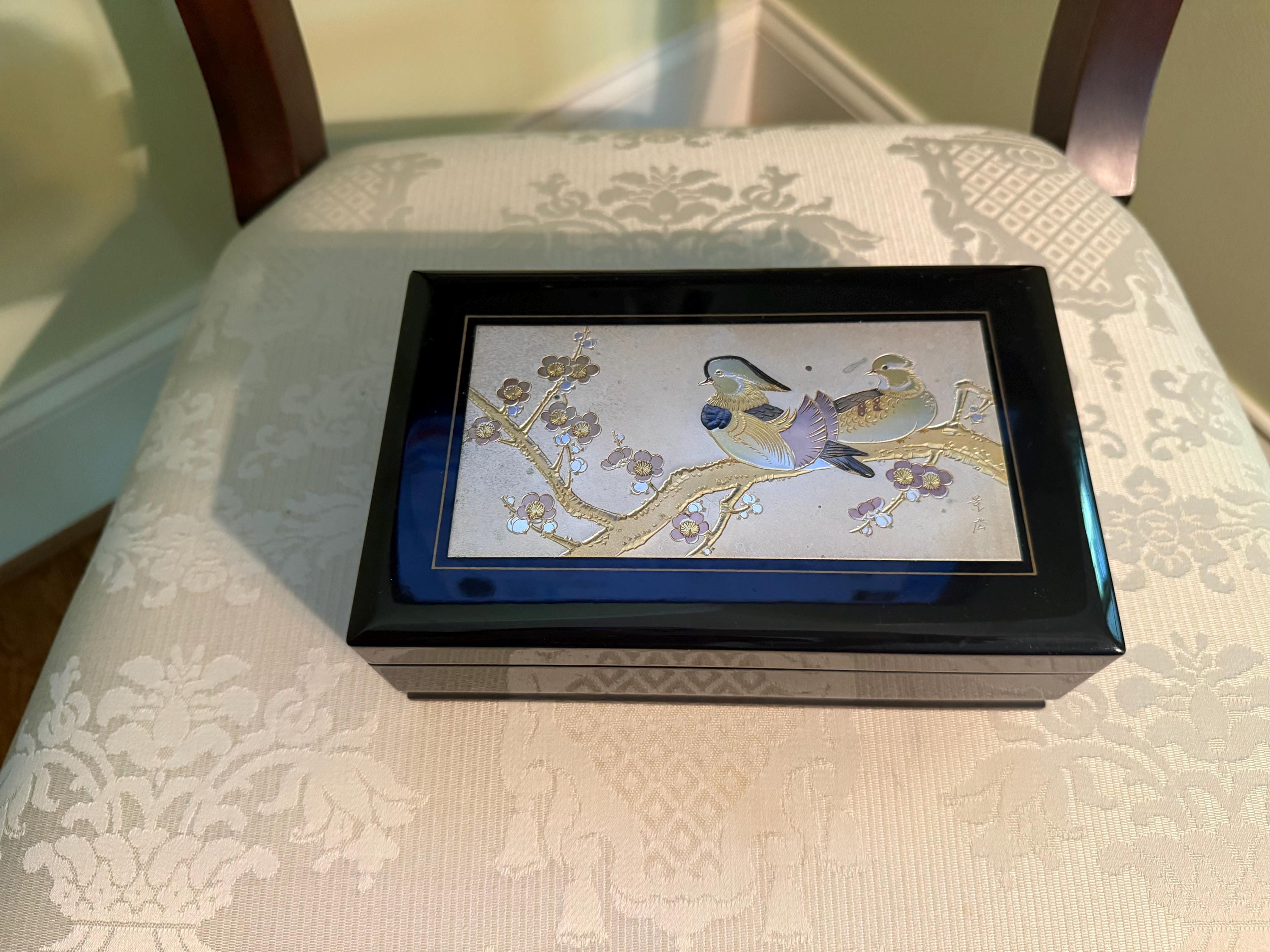 Chokin Art Music Box - Etsy