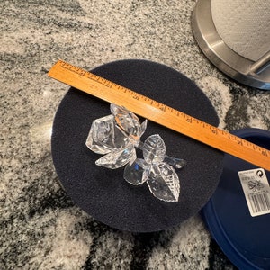 Swarovski Silver Crystal Rose W/ Original Box - Etsy