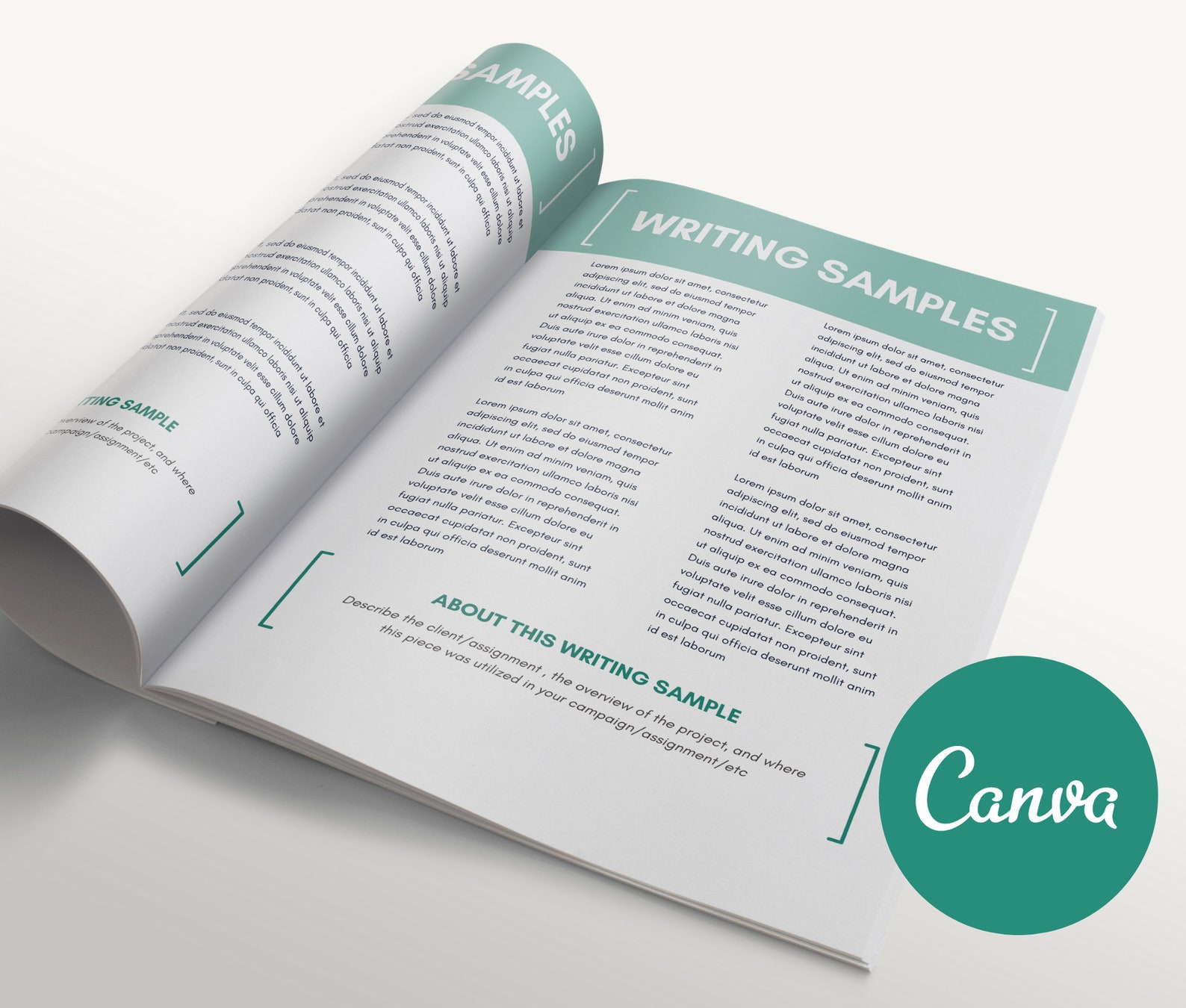 Canva Portfolio & Ebook Template Etsy