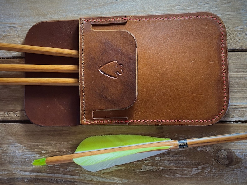 Leather Archery Pocket Quiver Etsy