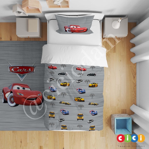 Lightning Mcqueen Bedding - Etsy