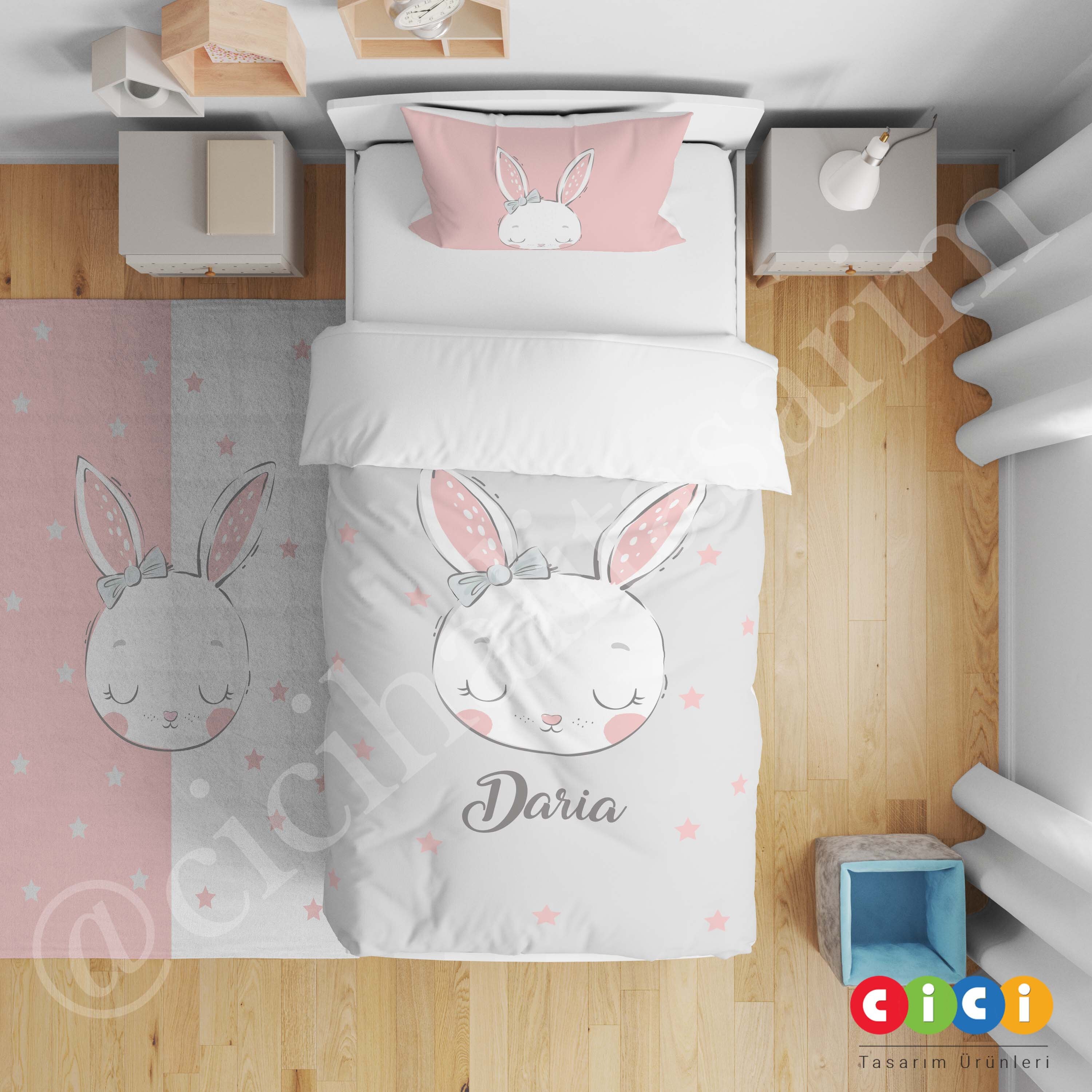 Rabbit Bedding Set Etsy Canada