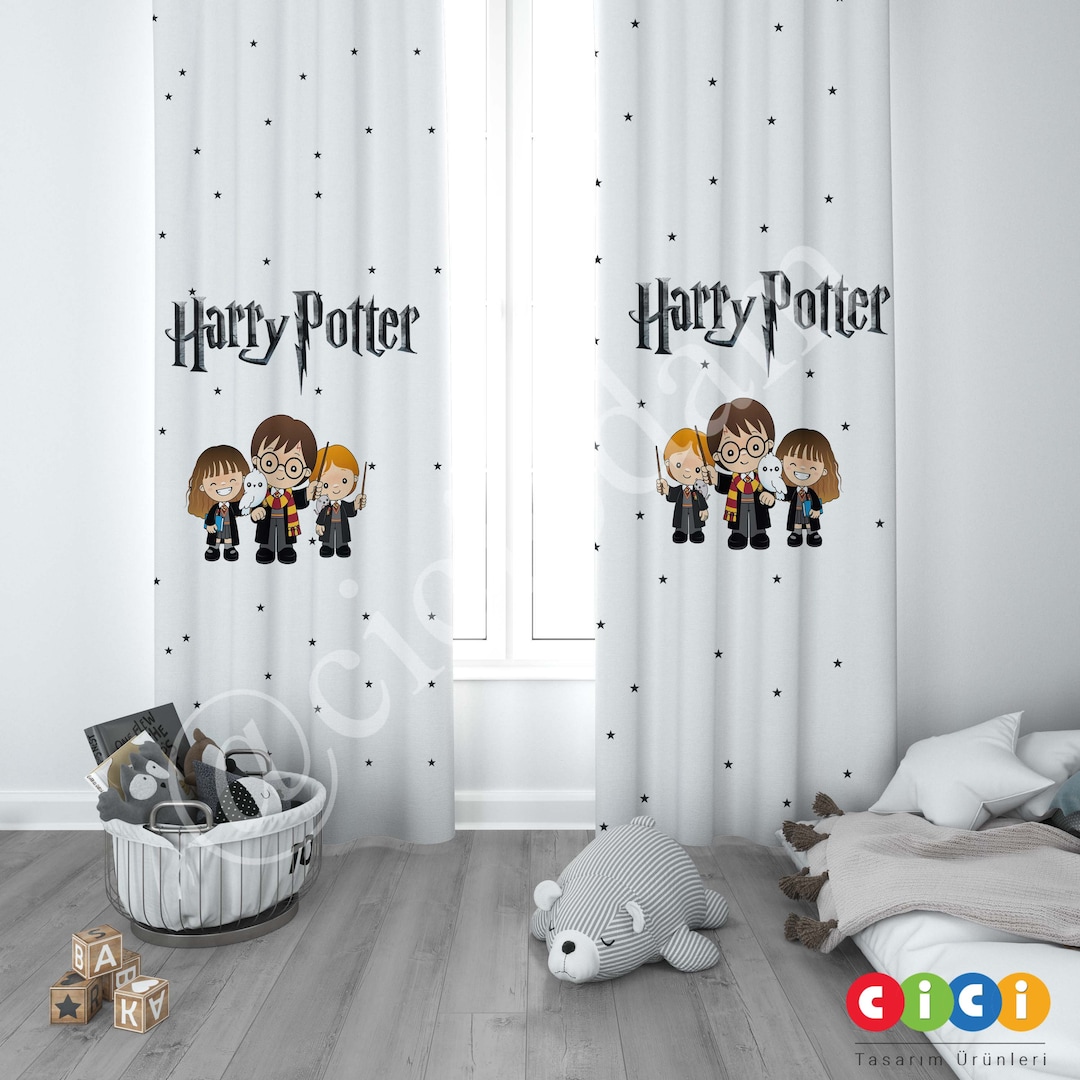 Harry Potter Curtains, Baby Boy and Girl Kids Room Curtain, Nursery ...