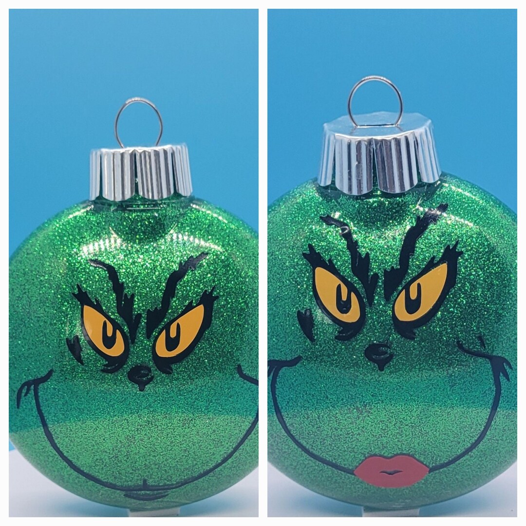 Grinch Ornamentsnext Business Day Shippingfree Etsy