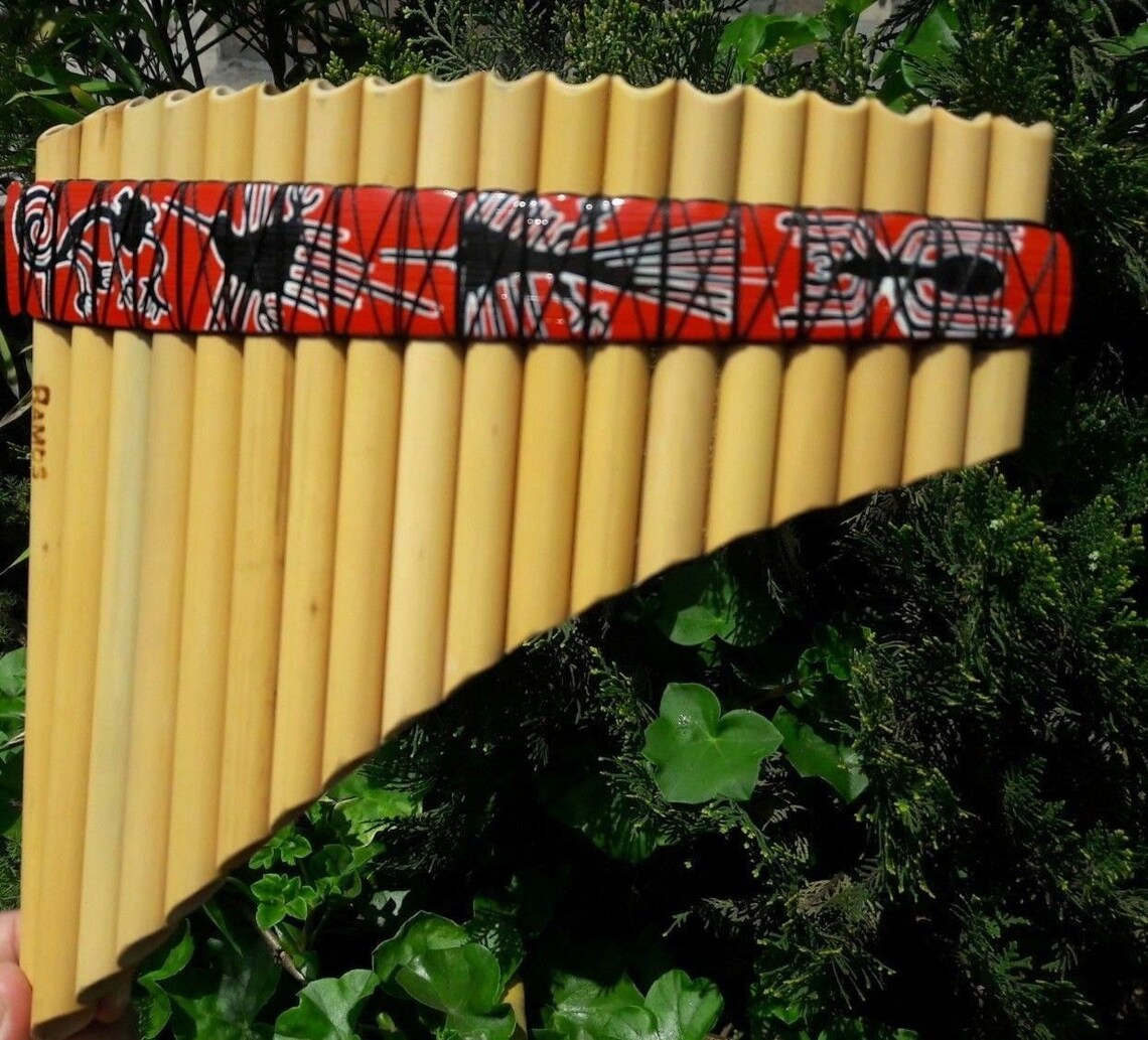 Native American Flute Pan Flute Pipes Professional Tuned in G Etsy