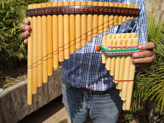 4 Native American Pan Flute Pipes Set of profesional Flute Quena