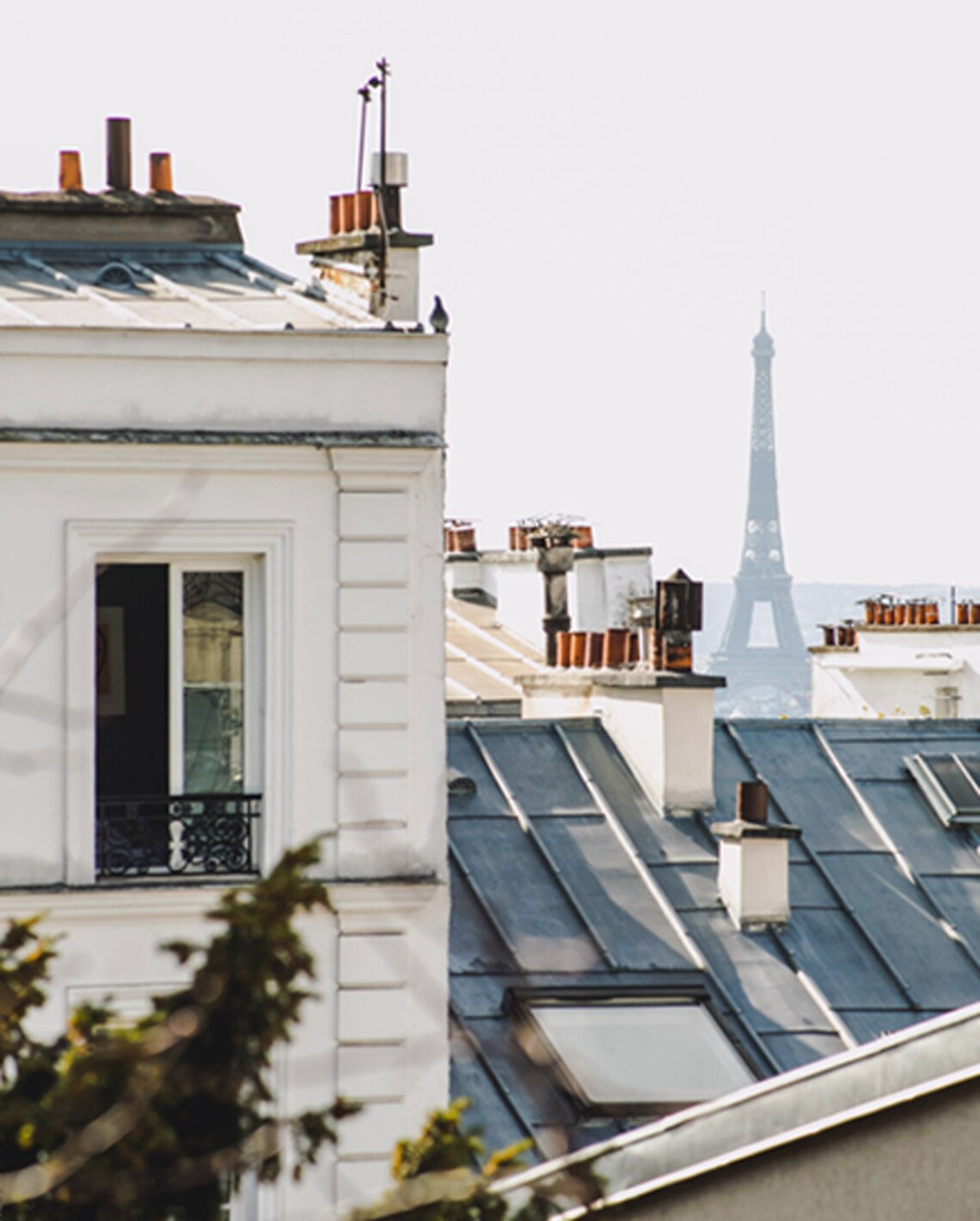 View of Eiffel Tower From Montmartre Fine Art Print Etsy