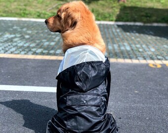 black dog rain jacket