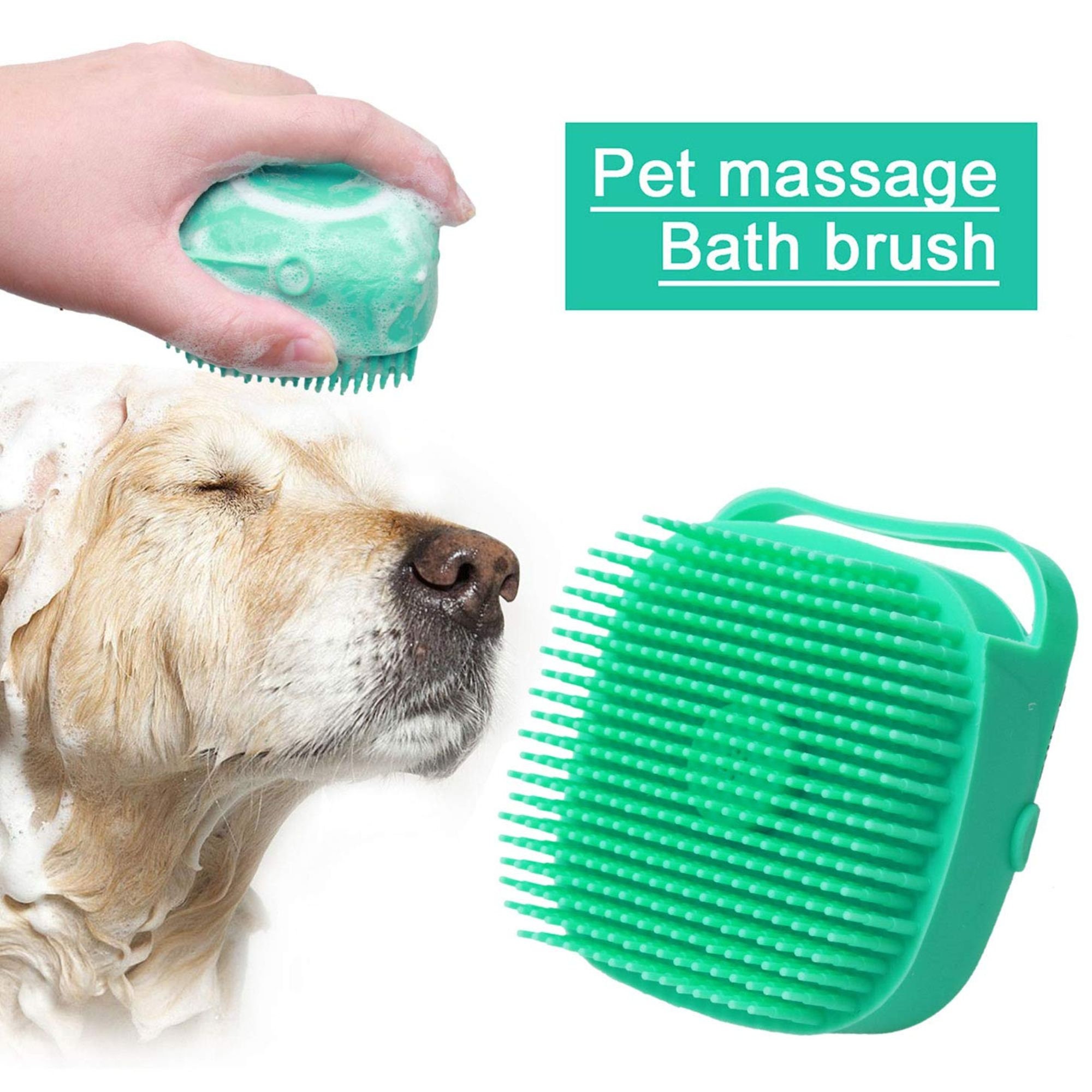 Haustier Shampoo Dispensing Brush Katze und Hund Grooming Etsy