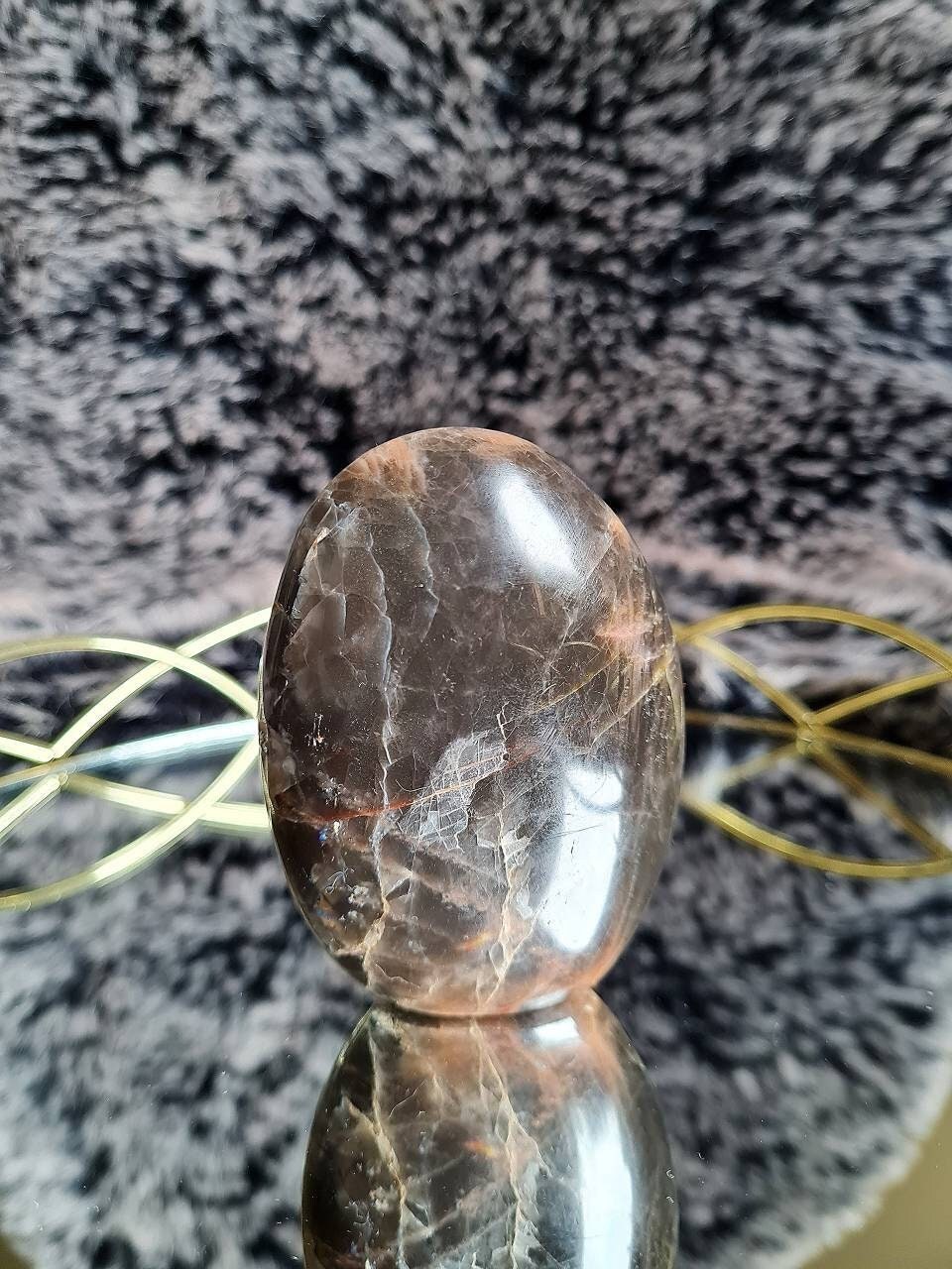 Forme Libre en Pierre Naturelle Pierre de Lune Noire