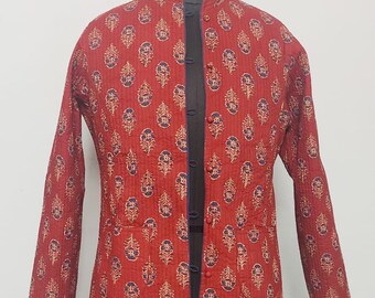 printed ethnic jacket