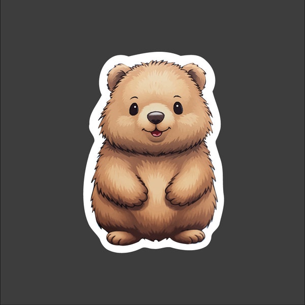 Wombat PNG, JPG, SVG file, Wombat cut file, Cute Wombat, Animal