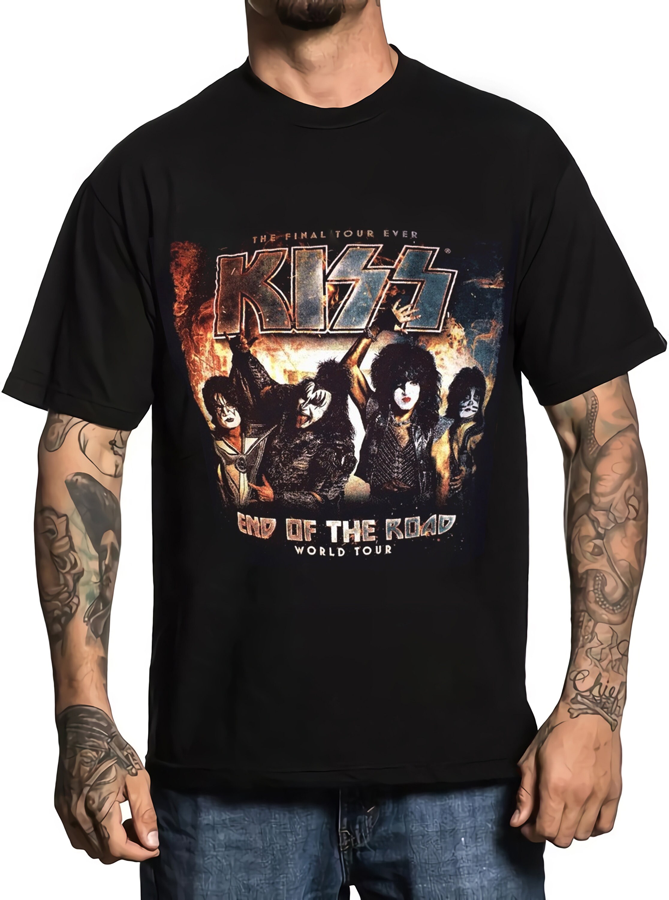Kiss End Of The Road Tour Shirt Kiss Band Rock Shirt Rock n Etsy
