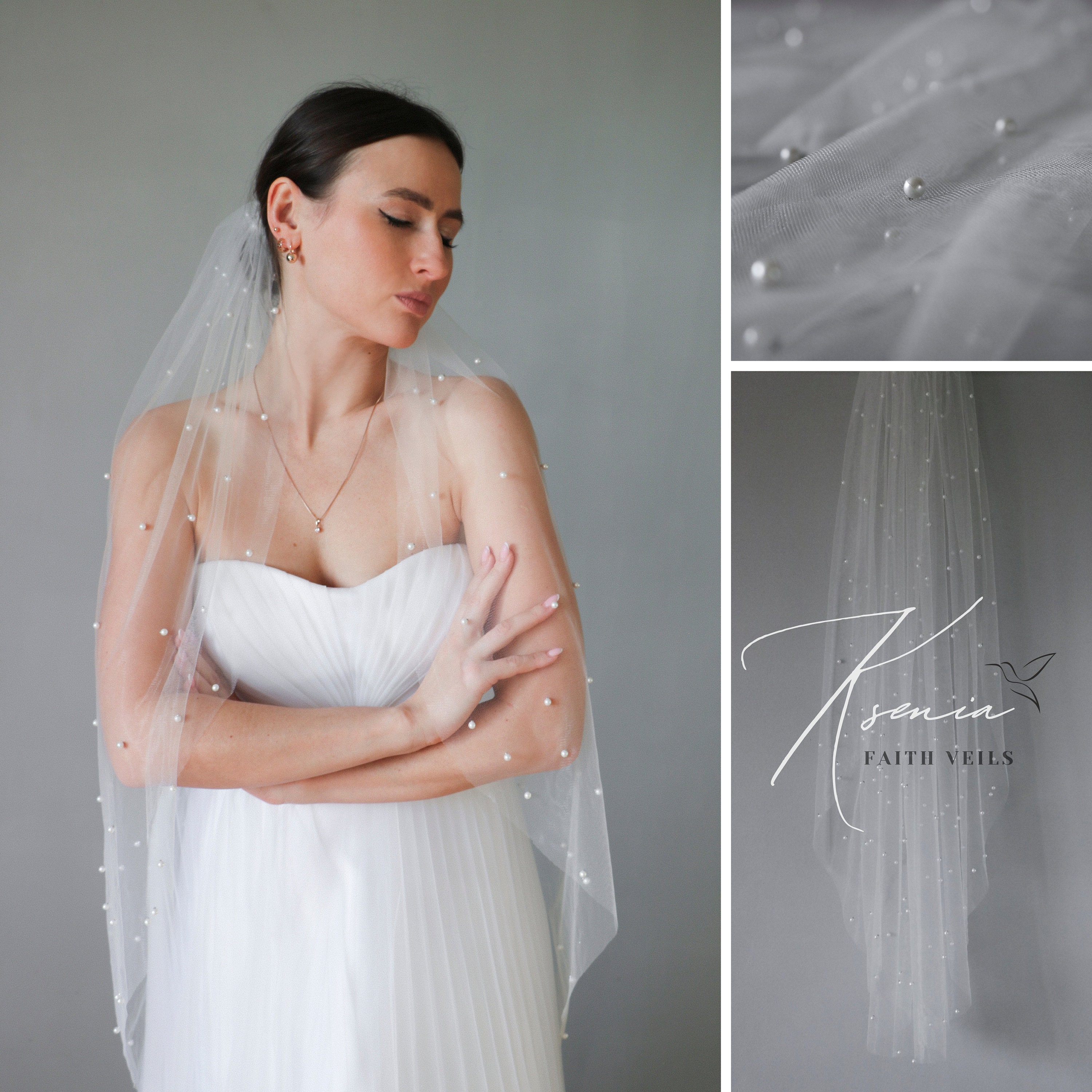  Ursumy Wedding Lace Veil Short Sparkle Waist Veils 2 Tier Soft  Tulle Bridal Veils with Comb (White) : Clothing, Shoes & Jewelry