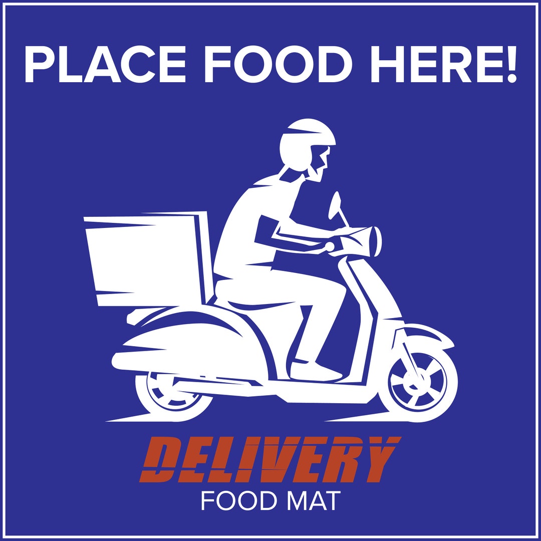 Food Delivery Mat DECAL Etsy
