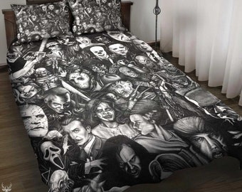 Horror Bedding Etsy