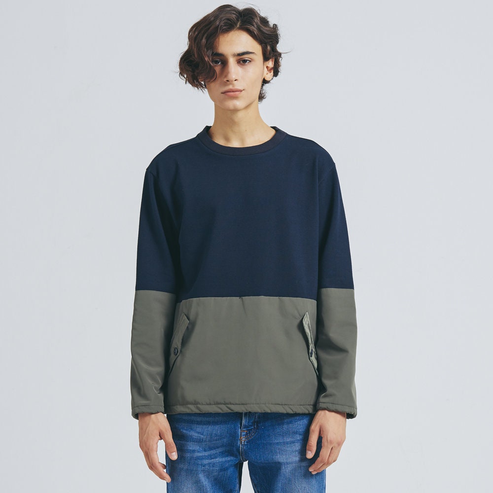 Men Sweatshirt Kangaroo Pocket 
