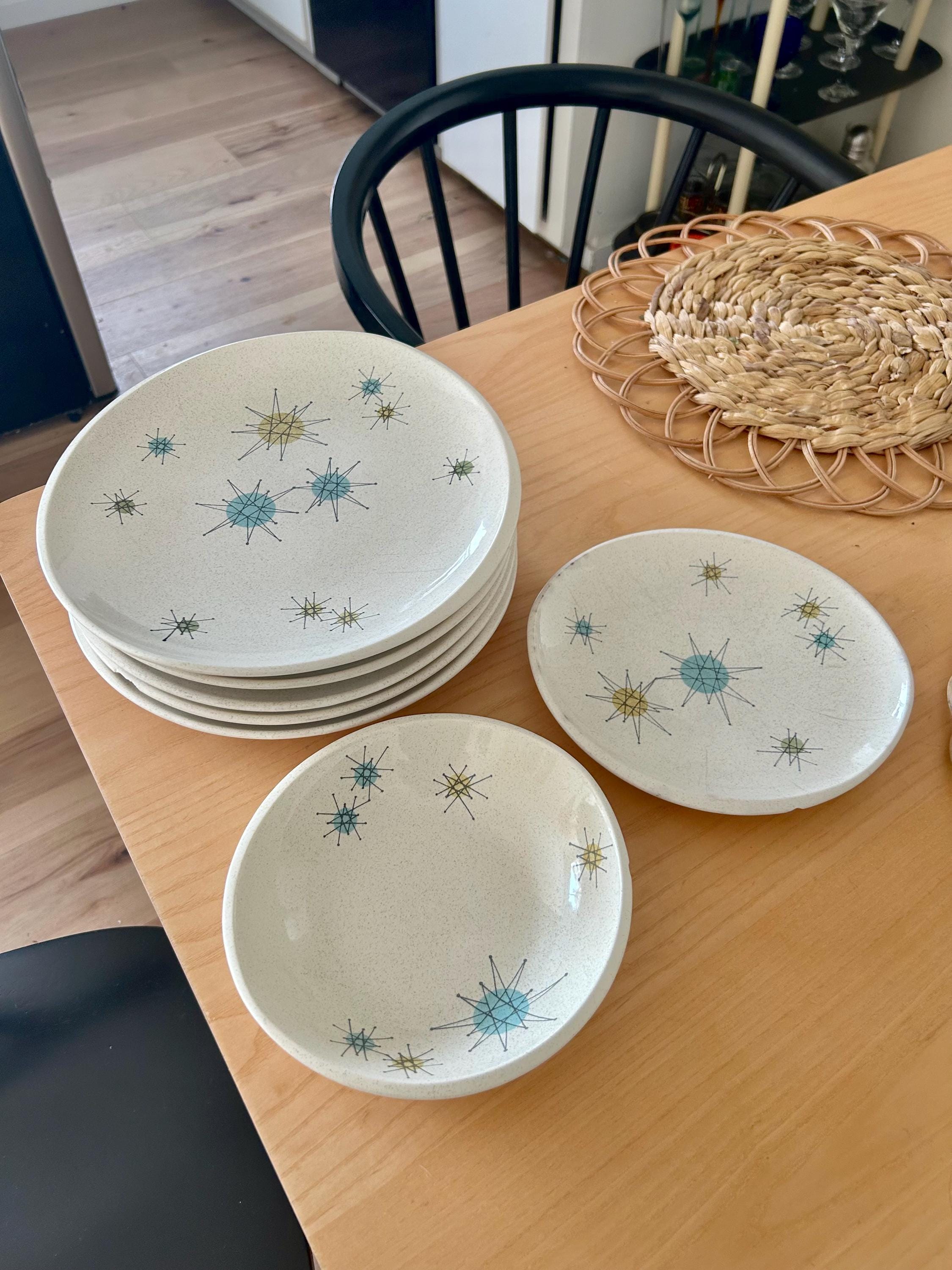 Dinner Plates Franciscan Atomic Starburst Dishes Franciscan