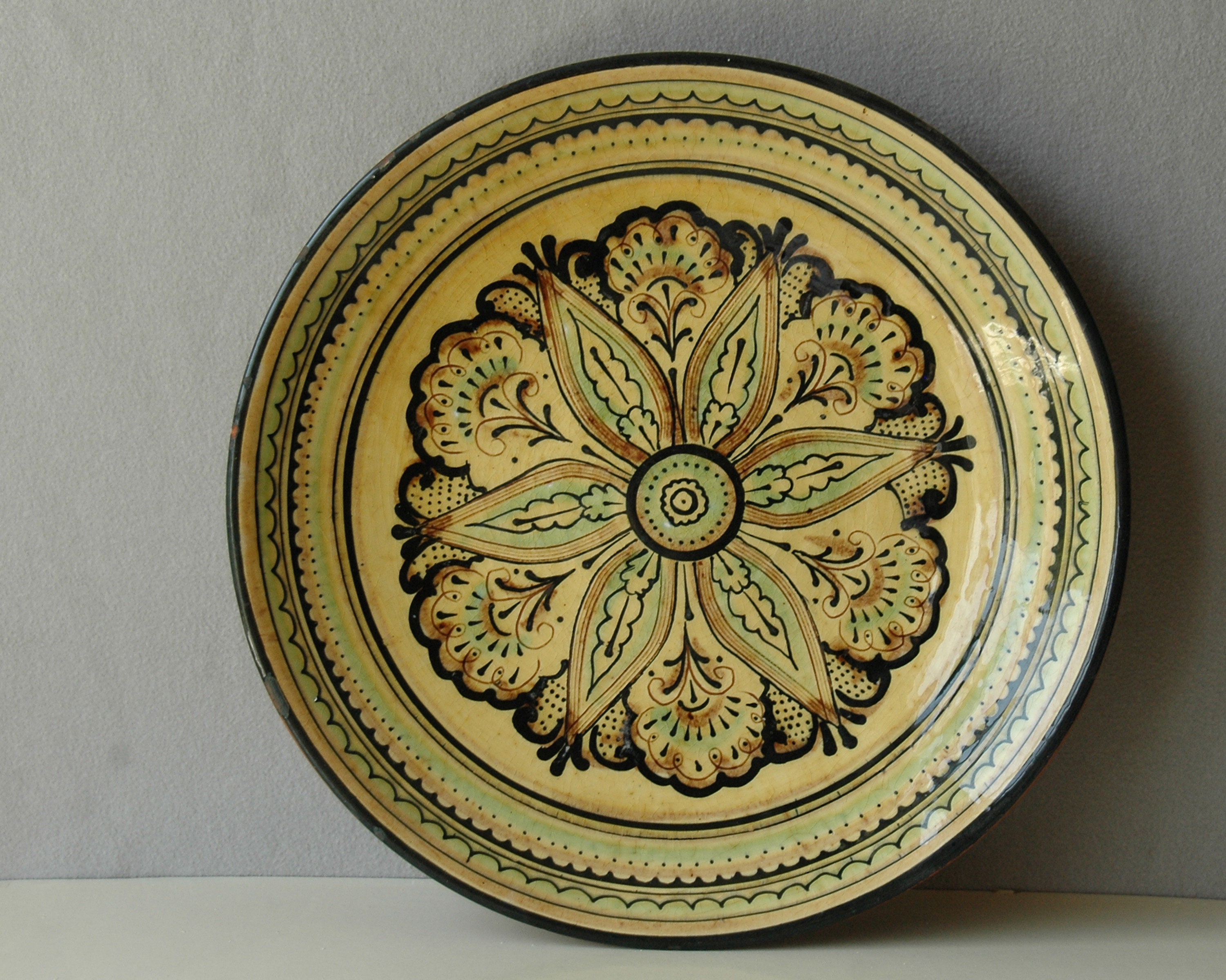 Handmade Ceramic Plate Decorative Wallhanging Plate Etsy