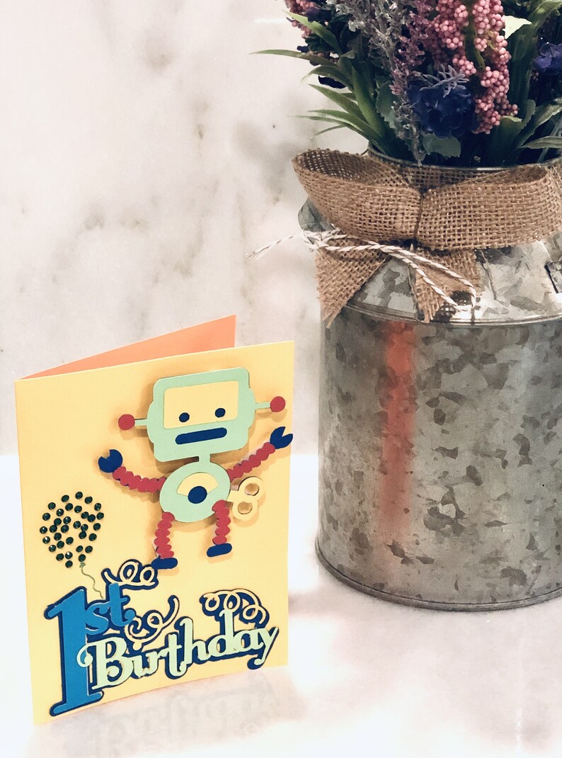 1st Birthday card handmade